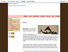 Tablet Screenshot of museo.comune.ozieri.ss.it